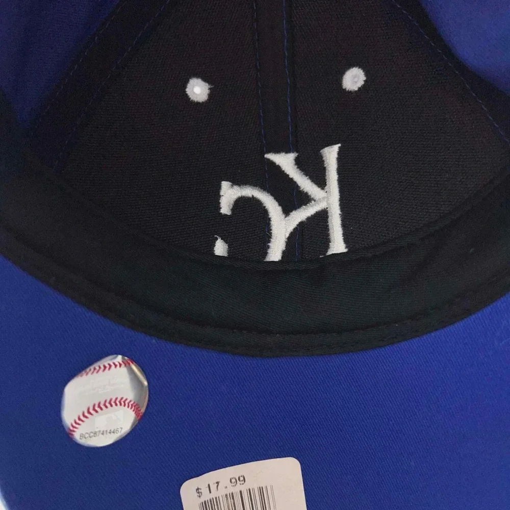 Kansas City Royals KC Baseball Cap Youth Blue‎ Embroidered Fan Favorite EUC